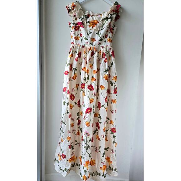 Agua by Agua Bendita NEW Espliego Oasis Floral Maxi Dress Size Medium Rare NWT - Picture 6 of 16
